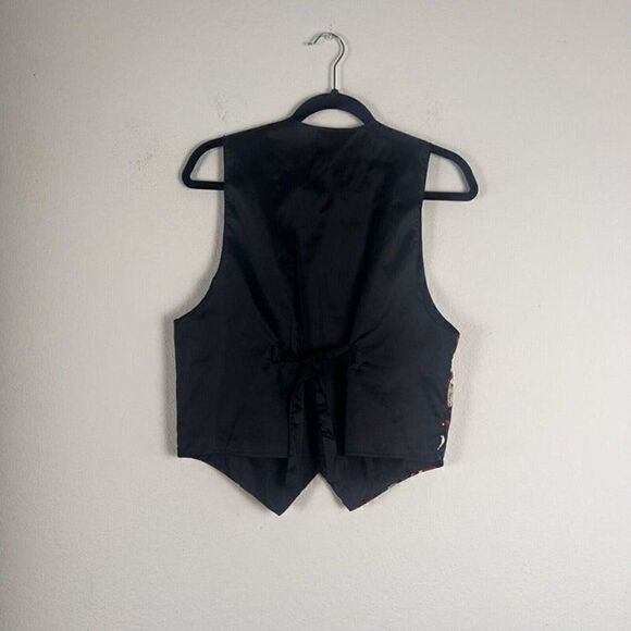 Looney Tunes Vintage 1994 Vest Valentines Red & Black Hearts Top Unisex One Size - Picture 2 of 11